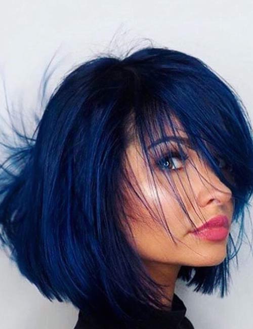 Shades Of Blue Hair Dye Chart