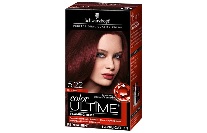 Schwarzkopf Color Ultime Permanent Hair Color – 5.22 Ruby Red