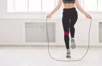 Skipping tones calf muscles and improves bone mass