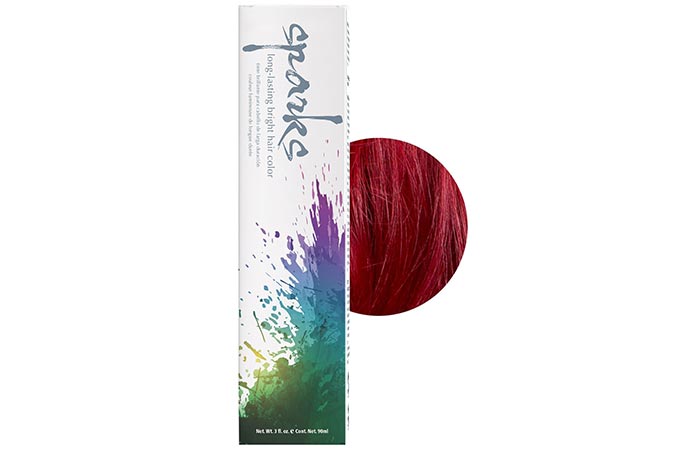 10. Sparks Long Lasting Bright Hair Color - Electric Blue (Blue) and Key Lime (Green) - wide 3