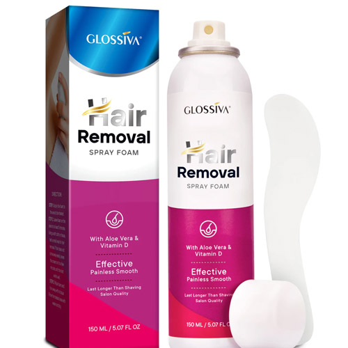 The Glossiva Hair Removal Spray Foam