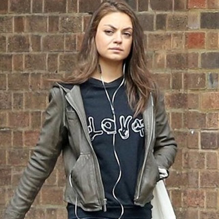 The adorable look of Milia Kunis without makeup