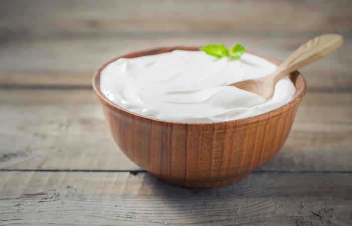 Yogurt to cleanse the colon