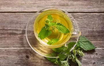 Peppermint tea to get rid of abdominal bloating