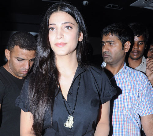 Shruti Hassan at a store launch event