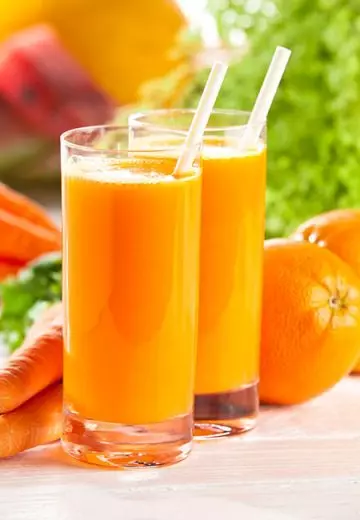 Orange, carrot and beet juice for weight loss