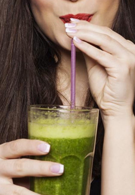 Green vegetable juice for weight loss