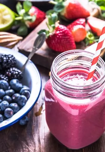 Blueberries and litchi juice for weight loss