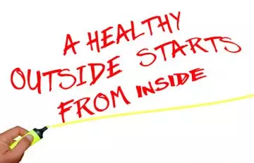 A healthy outside starts from inside