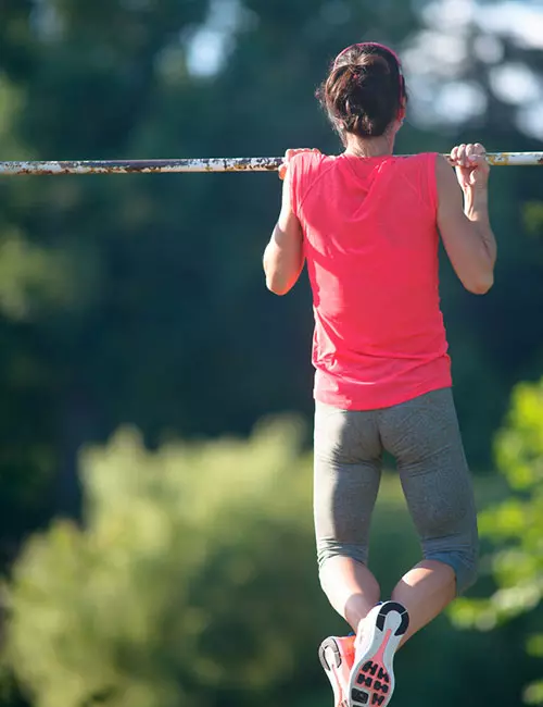 Chin up pull-up exercise