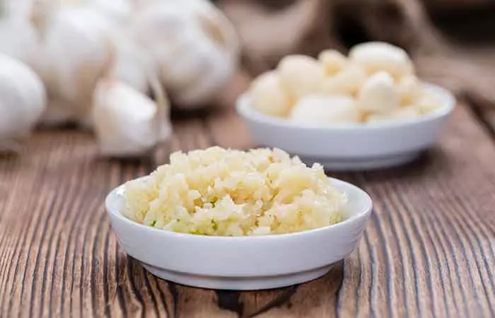 Garlic to get rid of phlegm