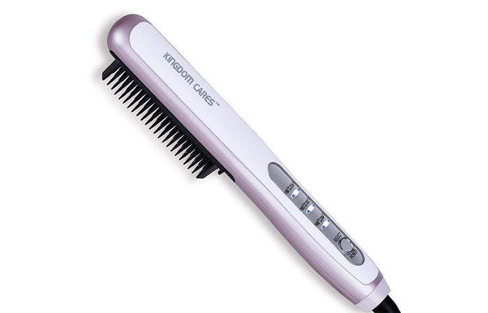 8. Kingdom Cares Hair Straightening Brush