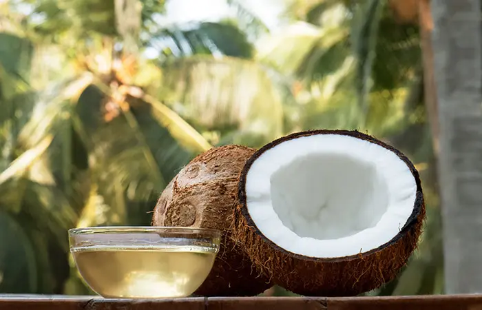 Coconut oil for winter skin care