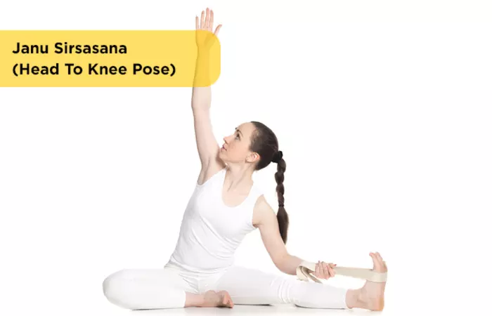 Janu Sirsasana for stretching your body