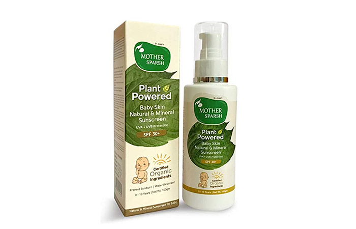 Mother Sparsh Plant Powered Baby Skin Sunscreen