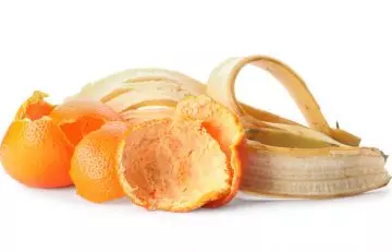 Orange and banana peels for a pyorrhea home remedy