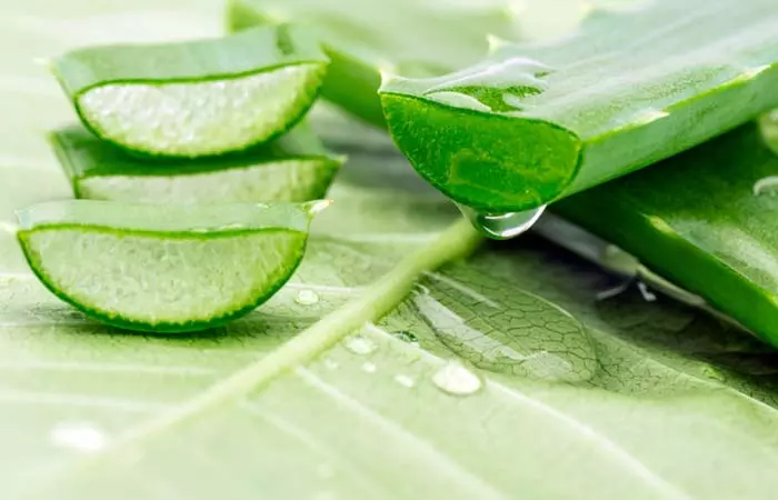 Aloe vera gel home remedy for skin tightening