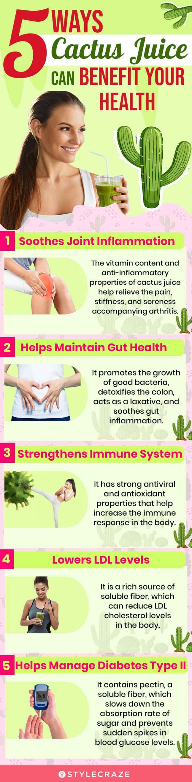 5 ways cactus juice can benefit your health (infographic)