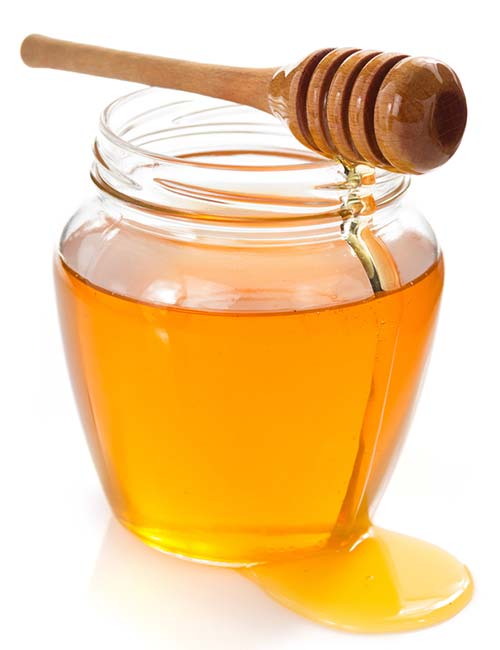 Honey for skin itching