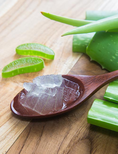 Aloe vera for skin itching