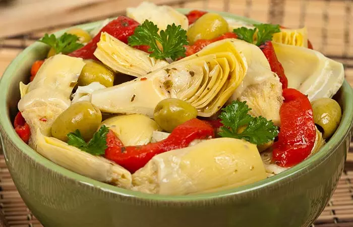 Zesty Italian vegetarian salad
