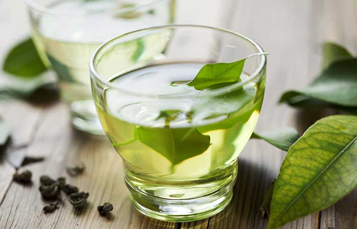 Green tea for reducing body odor