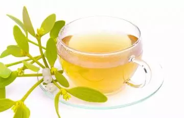 Mistletoe tea to get rid of tinnitus