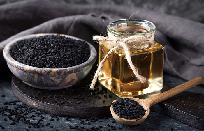 Black seed oil for skin allergies