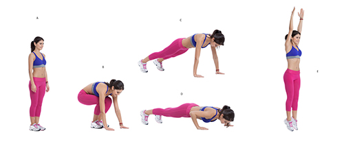 Burpees exercise