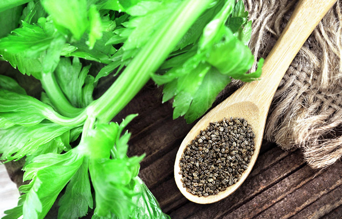 Anti-inflammatory celery seeds are good for tennis elbow 