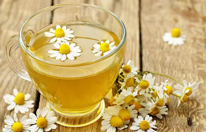 Chamomile tea for hiccups