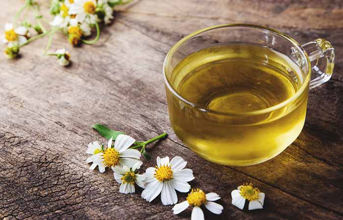 Chamomile tea to get rid of motion sickness