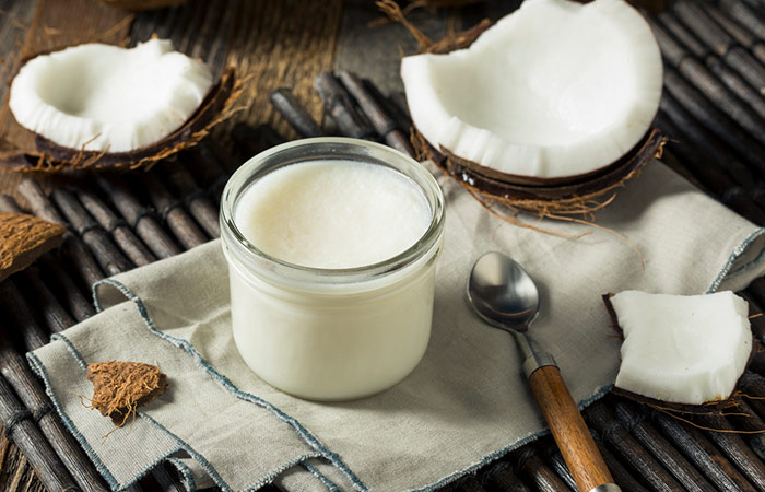 Coconut oil for treating skin allergies