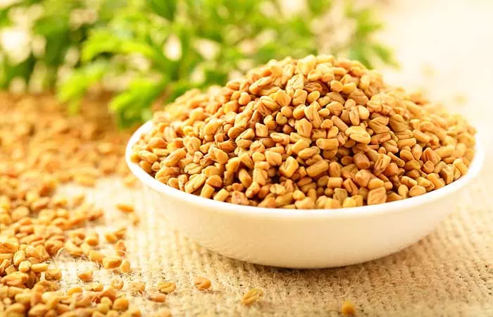 Fenugreek seeds for knee joint pain