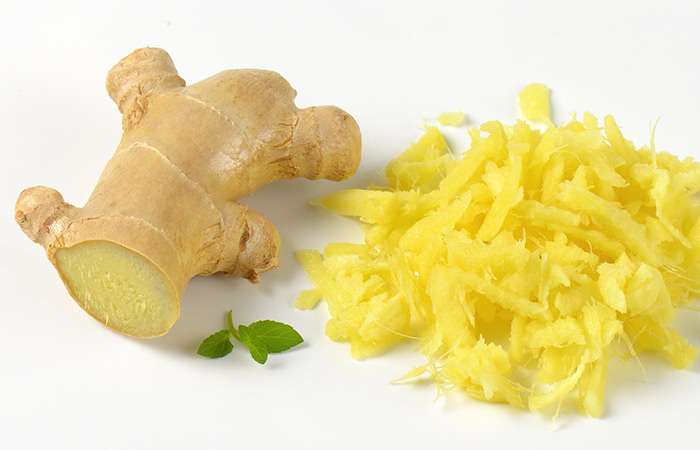 Ginger for prickly heat