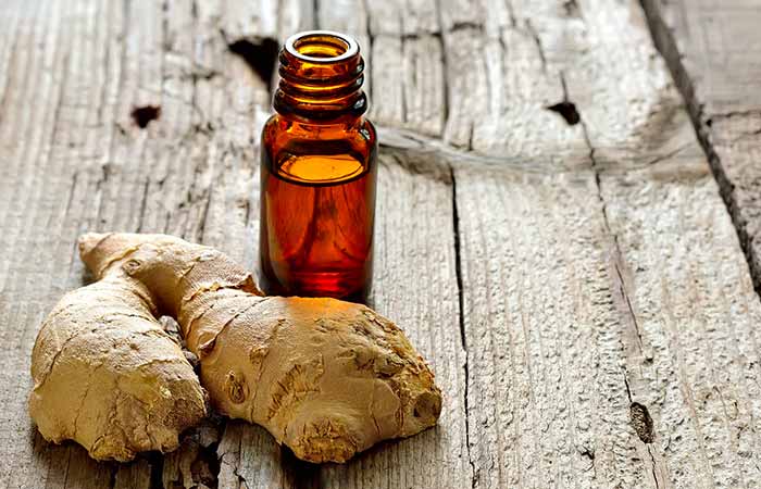 Ginger oil to get rid of motion sickness
