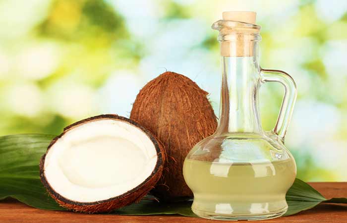Coconut oil to get rid of piles