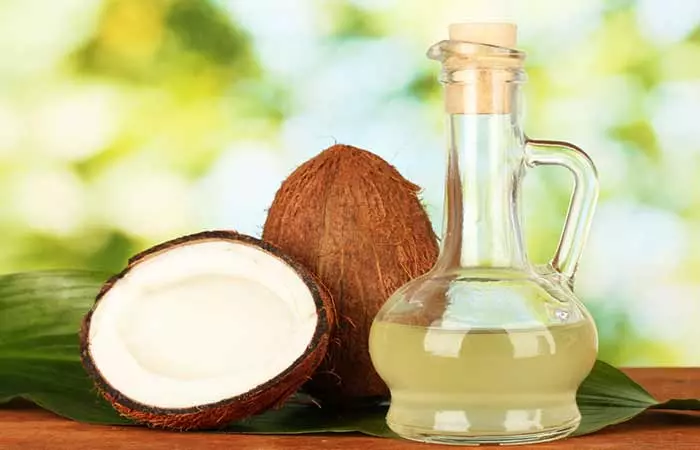 Coconut oil to get rid of piles