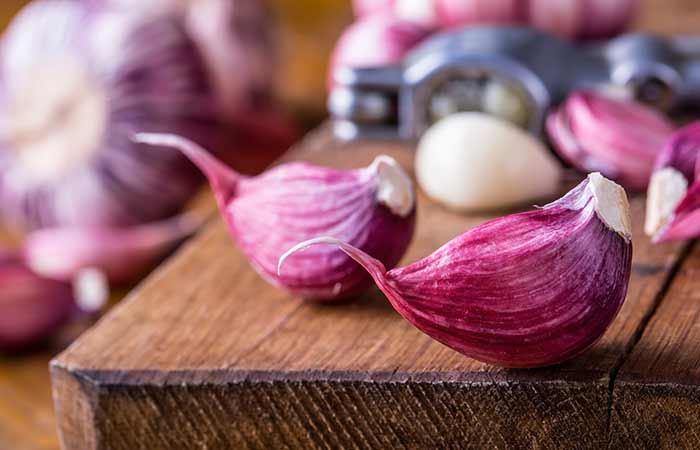 Garlic to get rid of piles