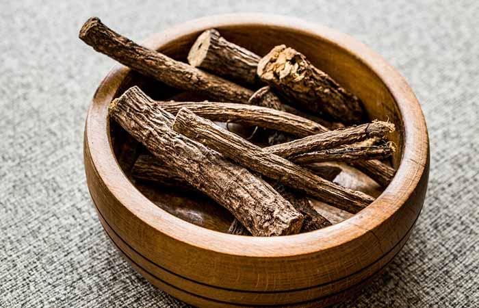 Licorice root for cavities