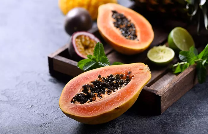 Papaya for corns and calluses