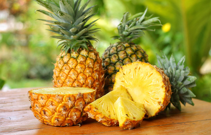Pineapple for corns and calluses