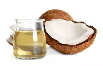 Coconut oil for reducing body odor