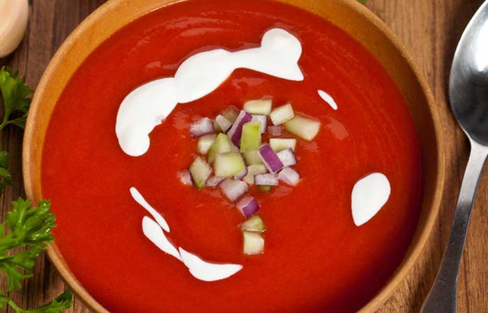 Best Tomato Soup Recipes By Sanjeev Kapoor - Honey, Tomato, And Onion Soup