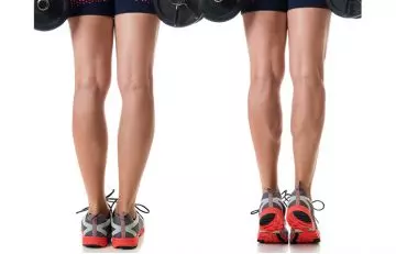 Calf raise knee strengthening exercise