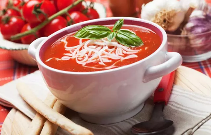 Best Tomato Soup Recipes By Sanjeev Kapoor - Thick Tomato Soup