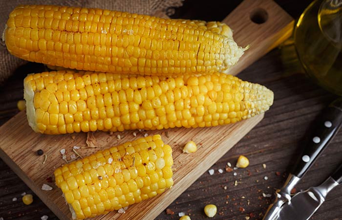 Yellow corn is rich in magnesium
