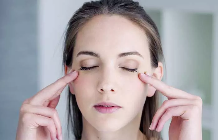 Eye massage exercise for your eyes