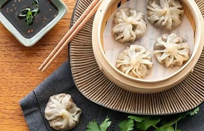 Tibetan mushroom dumplings