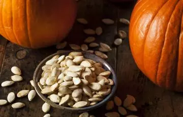Pumpkin seeds are rich in magnesium